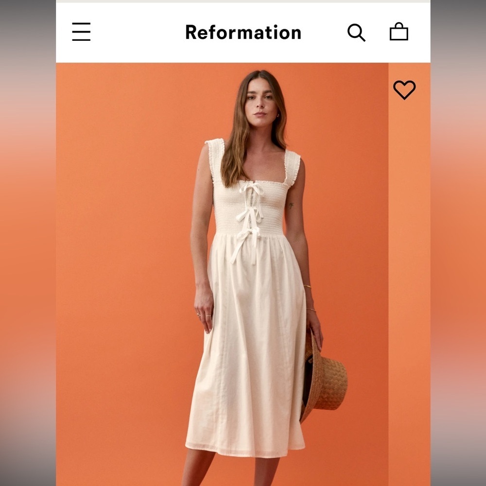 Darla Dress in Cream New with tags